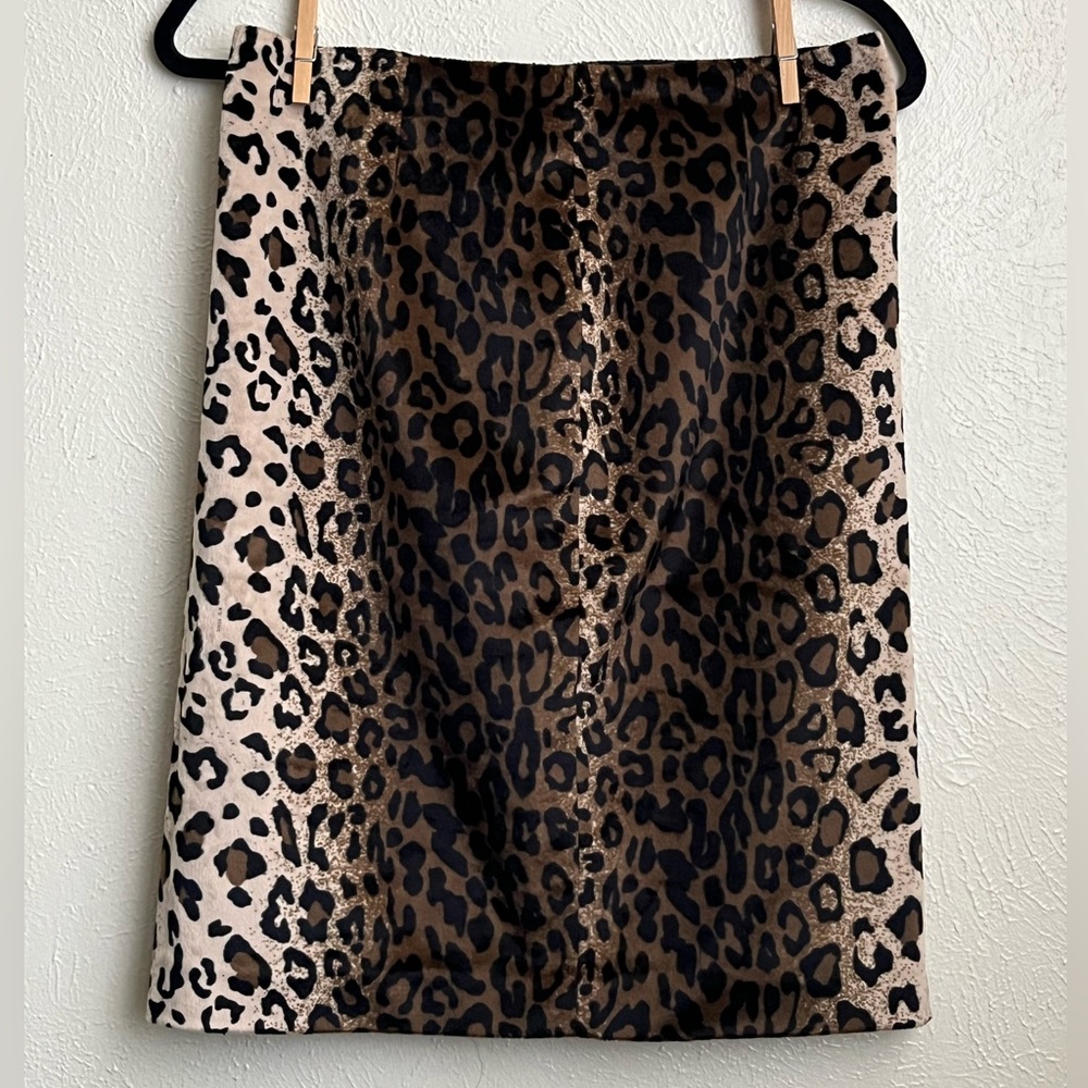 Leopard Print Pencil Skirt